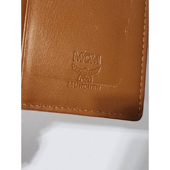 Authentic MCM Visetos Long Agenda Wallet Cognac - Picture 10 of 14